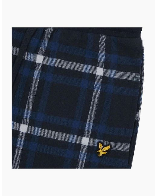 Lyle & Scott Blue Ezekial Pyjama for men