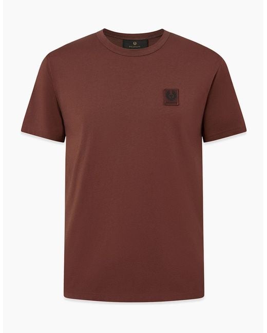 Belstaff Red T-Shirt Oxblood for men