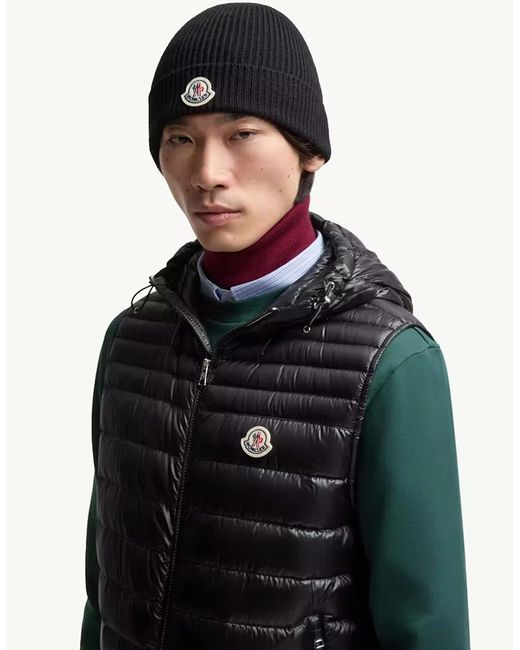 Moncler Blue Archive Logo Hat for men