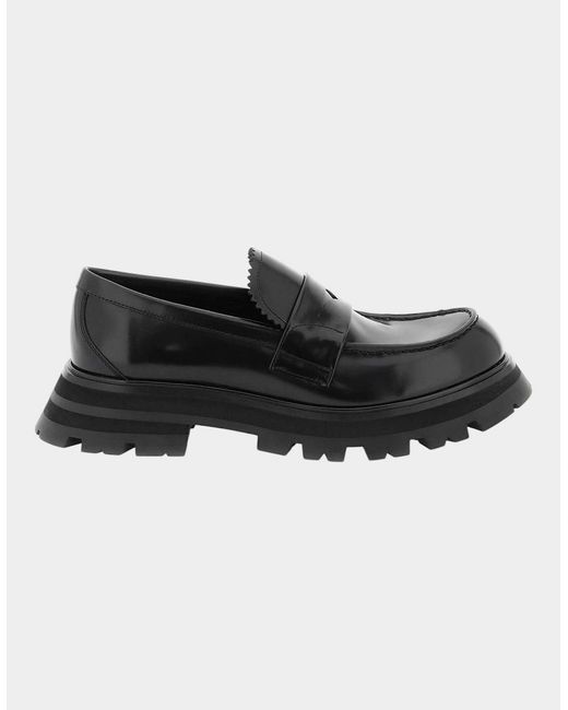 McQueen Black Wander Loafer