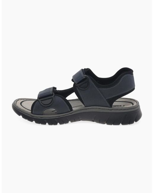 Rieker Black Harbour Casual Sandals for men