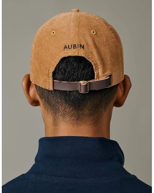 aubi Blue Dearne Cord Cap for men