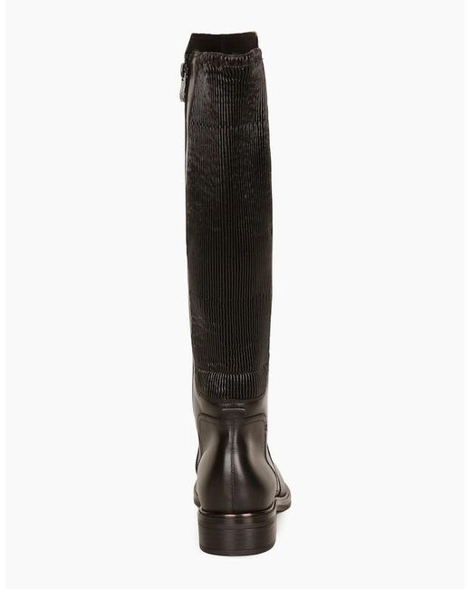 Caprice Black Locket M Knee High Boots