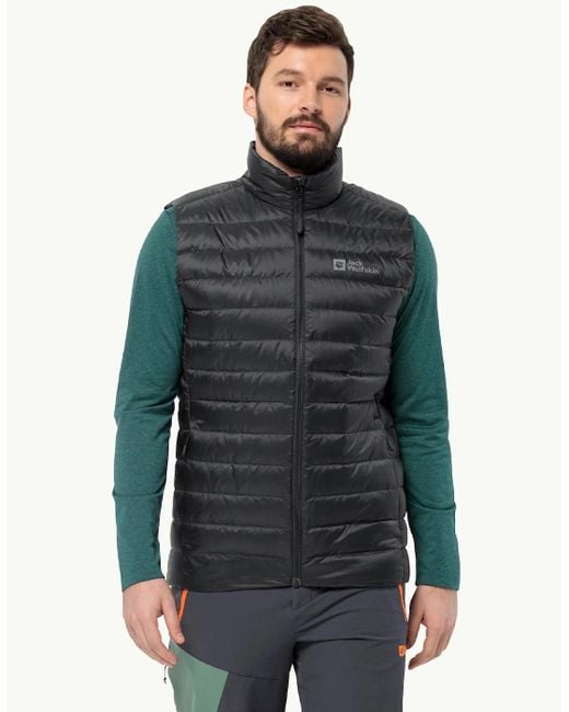 Jack Wolfskin Gray Pilvi Down Vest for men