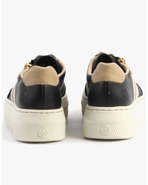 Rieker Black M1912 Casual Shoes