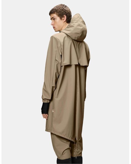 Rains Green Fishtail Parka