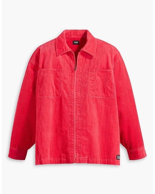 Levi's Red Levi's Skte Cord Coat for men