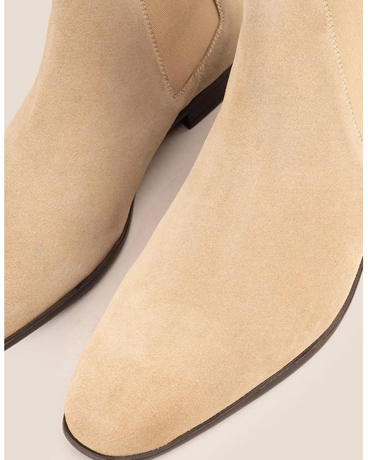 Oswin Hyde Natural Darwin Sand Suede for men