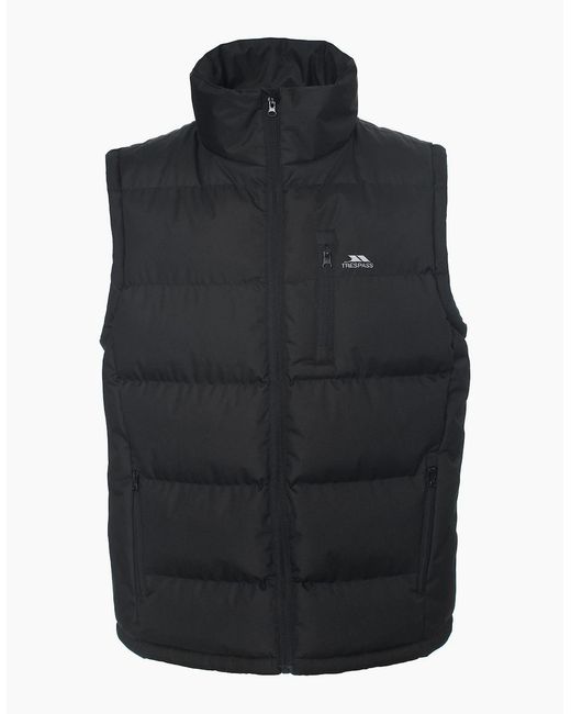 Trespass Black Clasp Padded Gilet/Bodywarmer for men