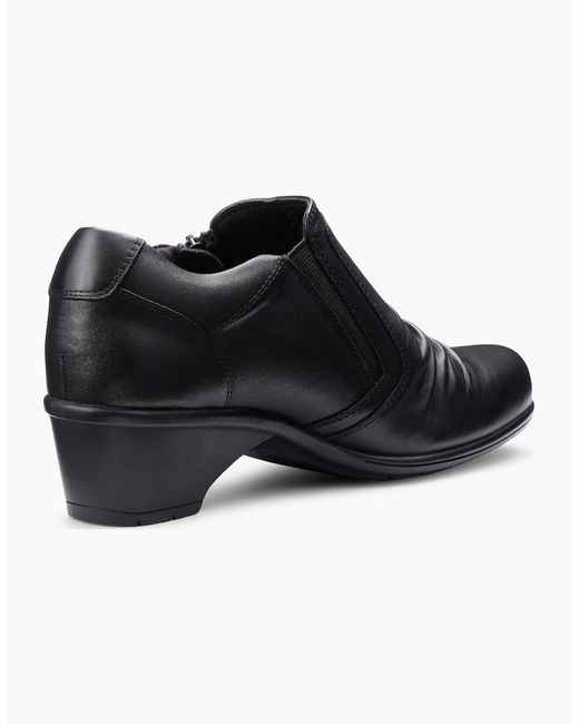 Hotter Black Sutton High Cut Court Shoes