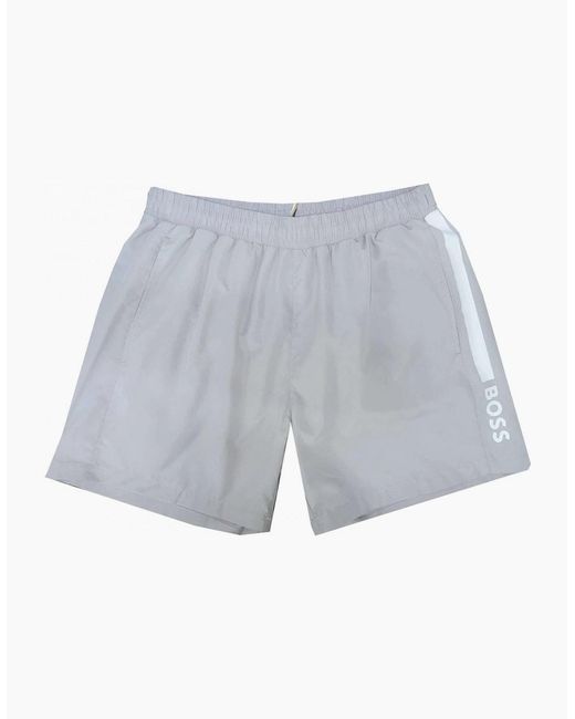 Boss Blue Dolphin Swim Shorts for men