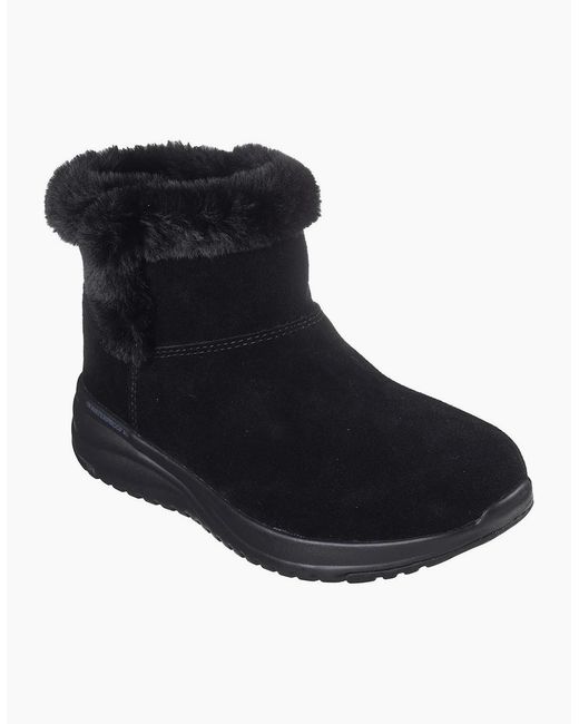 Skechers Black On-The-Go Stellar Cozy Step Ankle Boots