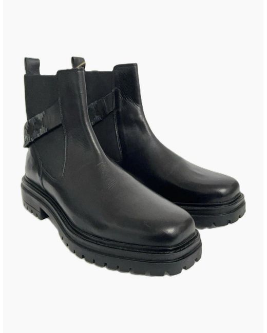 Osprey Black London The Guildford Chelsea Leather Boots