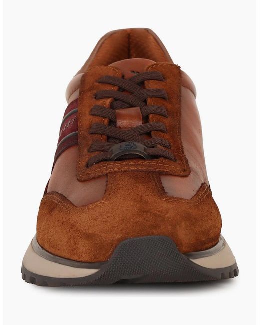 Bugatti Brown Timon Trainers for men