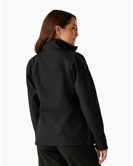 Regatta Black Ladies Octagon Ii Waterproof Soft Shell Jacket