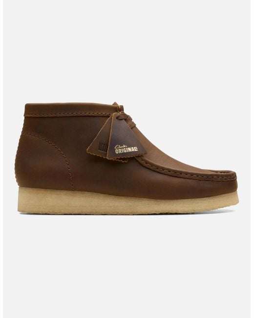Clarks Brown Originals Wallabee Boot for men