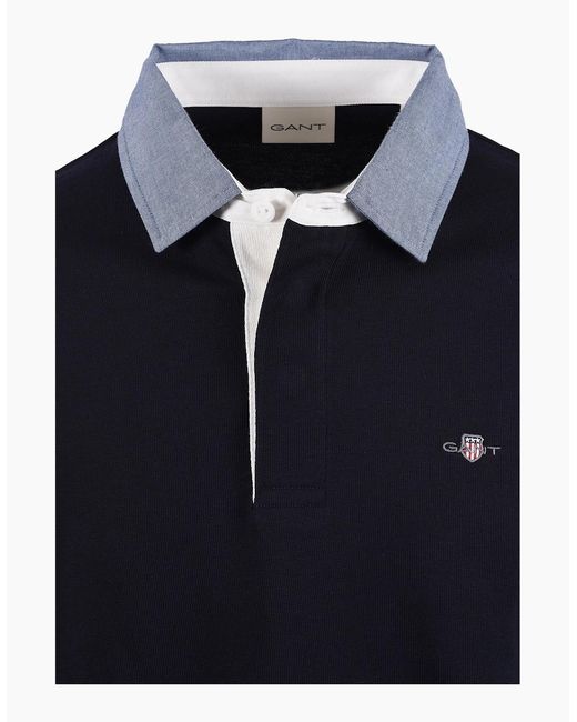 Gant Blue Classic Heavy Rugger for men