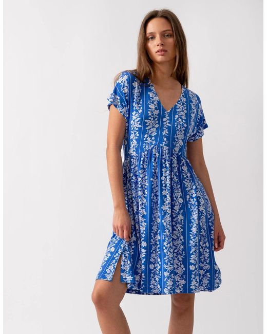 Joules Blue Short Nia Dress