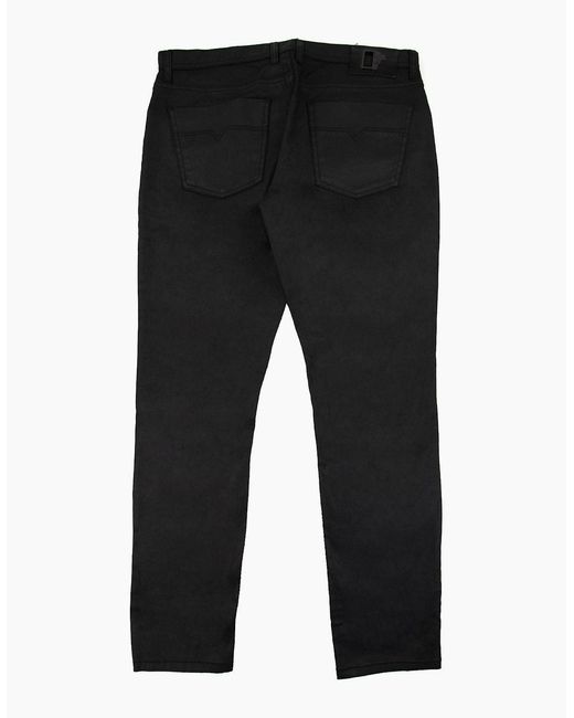 Versace Black Shiny Material Casual Denim Jean for men