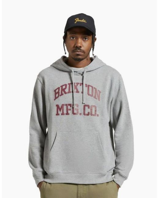 Brixton Gray Varsity Broken for men