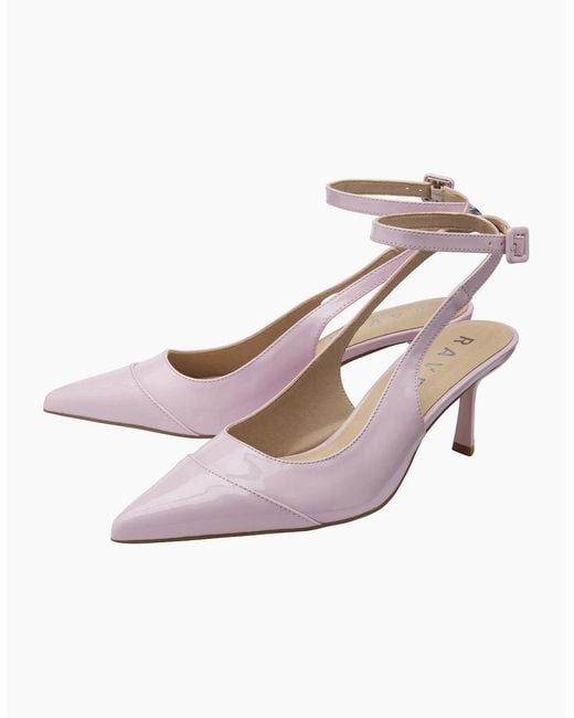 Ravel Pink Catrine Slingback Court Shoes