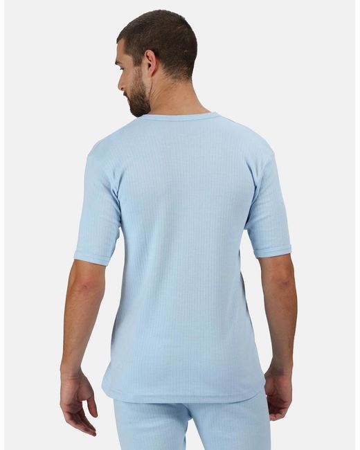 Regatta Blue Professional Thermal Short-Sleeved Base Layer Top for men