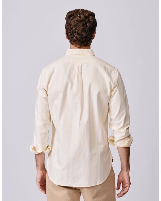 aubi Natural Aldridge Oxford Button Down Shirt for men