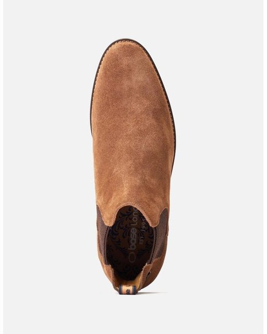 Base London Brown Virgil Chelsea Boots for men