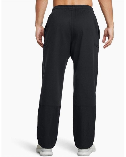 Under Armour Blue Curry Solid Patterned Running Pants for men
