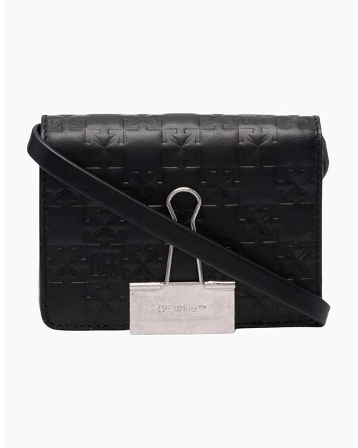 Off-White c/o Virgil Abloh Black Binder Holder On Strap