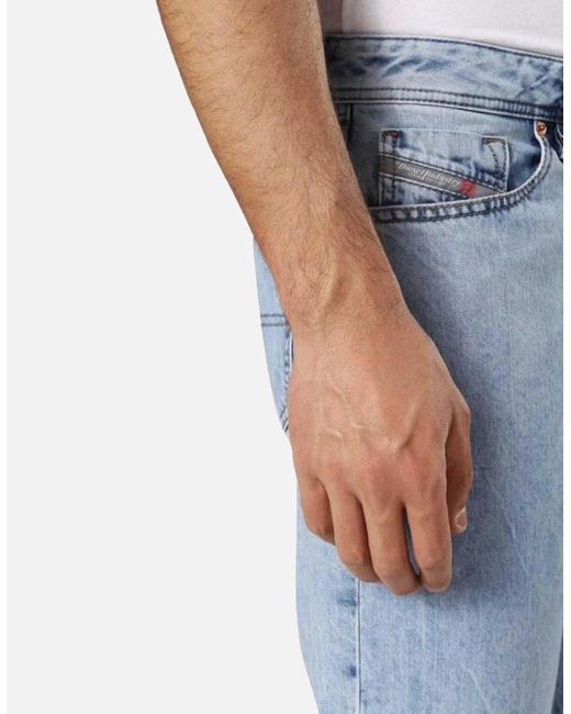 DIESEL Blue Keeshort 084Re Shorts Denim Jeans Regular Summer Casual Beach Wear for men