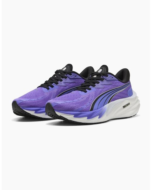 PUMA Blue Velocity Nitro 4 Everyday Neutral Road Running Shoes