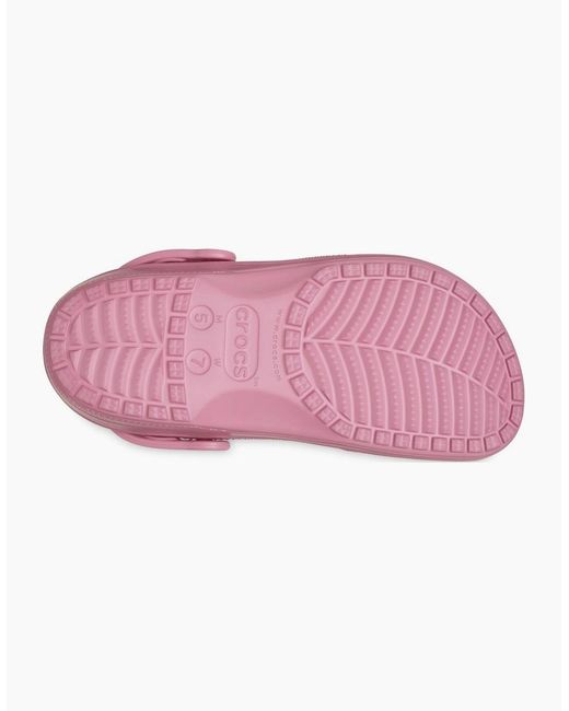 CROCSTM Pink Classic Frosted Thermoplastic Rosette Clogs