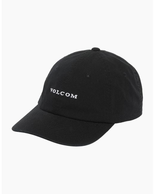 Volcom Black Full Stone Washed Baseball Cap for men