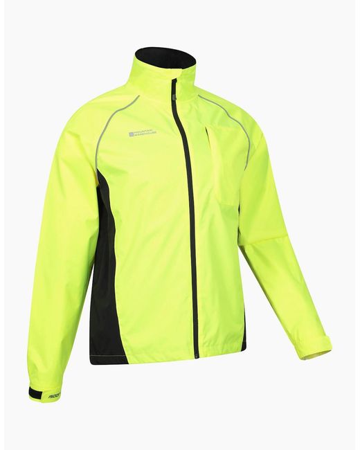 Mountain Warehouse Yellow Adrenaline Ii Waterproof Jacket for men