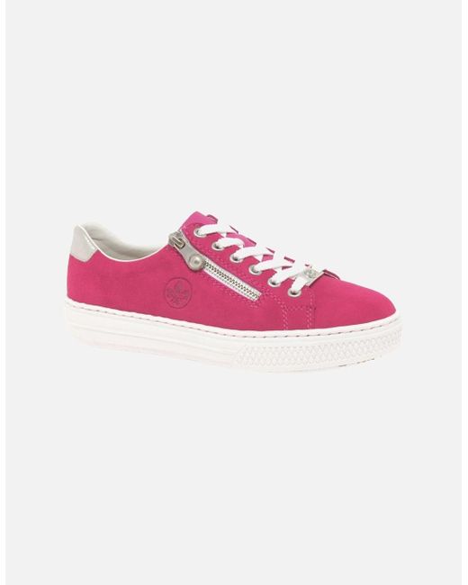 Rieker Pink Newark Trainers