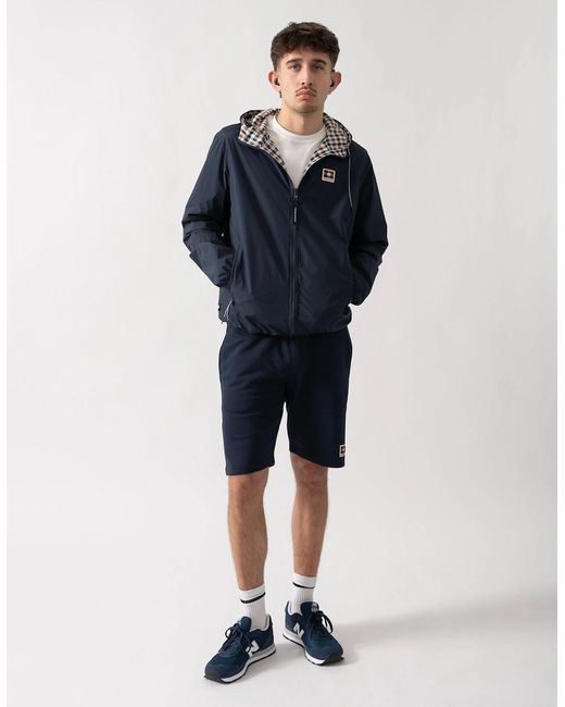 Aquascutum Blue Rlg Badge Reversible Sailor Jacket for men