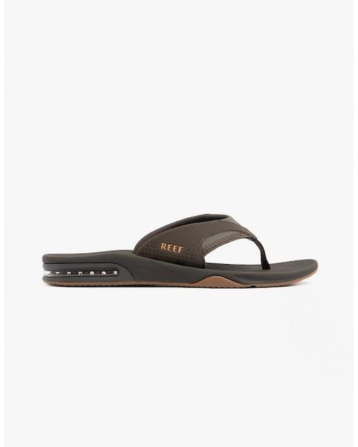 Reef Brown Fanning Sandals/Gum for men