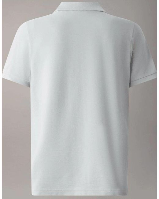 Moose Knuckles Gray Everett Regular Fit Mint Polo Shirt for men