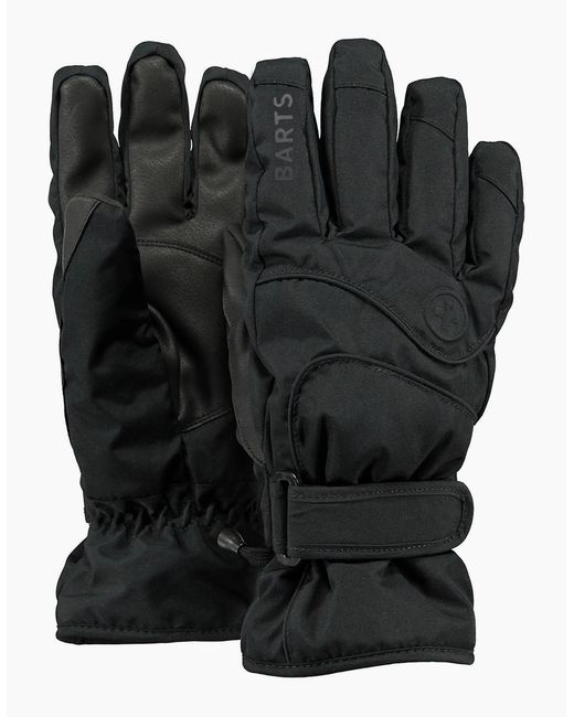 Barts Black Basic Warm Waterproof Skiing Gloves for men