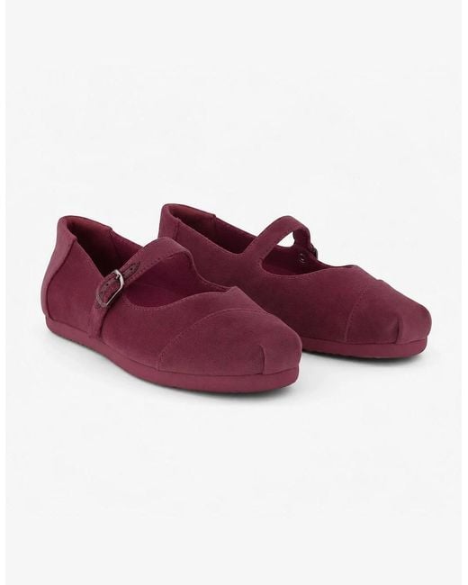 TOMS Purple Alpargata Mary Jane Mary Jane Dark