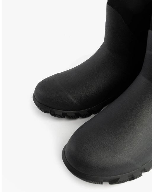 Mud Dogs Black Rutland Short Neoprene Wellies