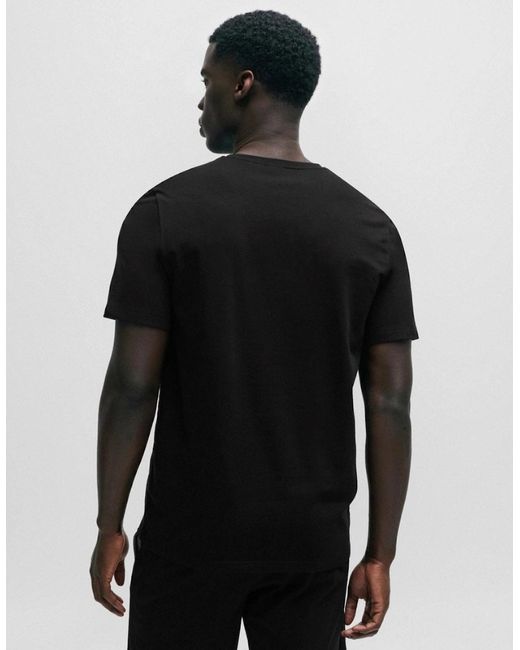 Boss Black Boss Mix & Match Stretch-Cotton Regular Fit T-Shirt With Logo Detail Nos for men