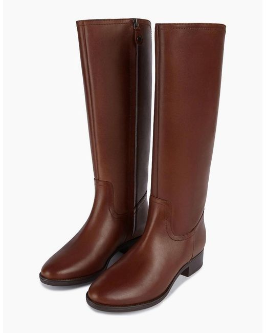Geox Brown D Felicity Boots
