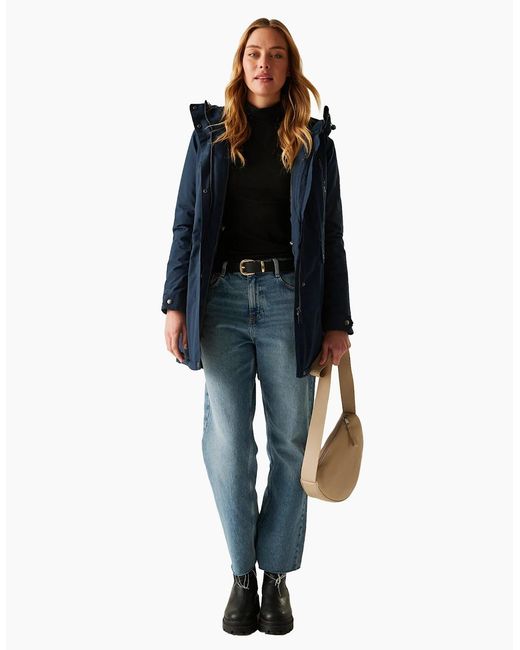 Regatta Blue Ladies Valenta Waterproof Jacket