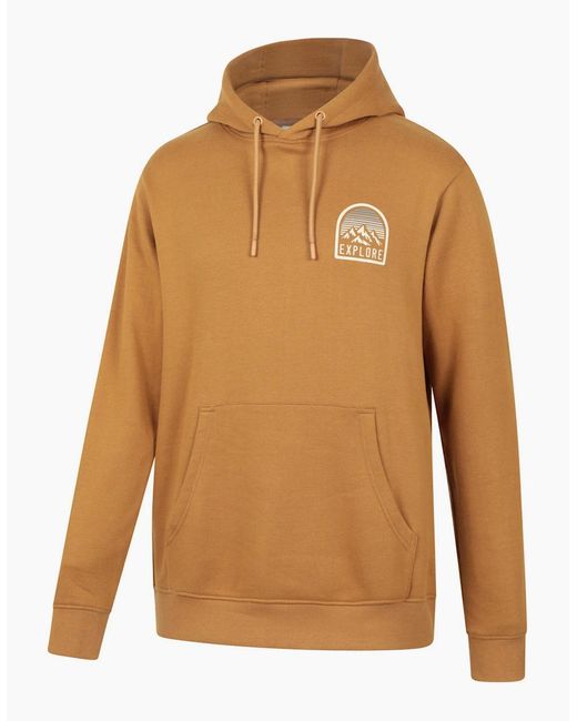 Mountain Warehouse Brown Sunset Hoodie for men