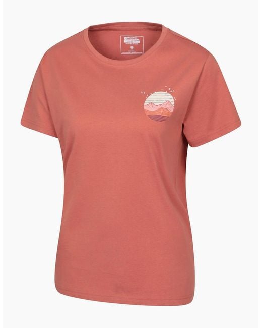 Mountain Warehouse Pink Ladies Loose Fit T-Shirt