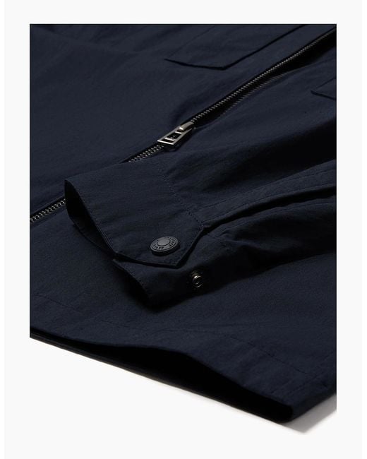 Belstaff Blue Container Overshirt Dark Ink for men