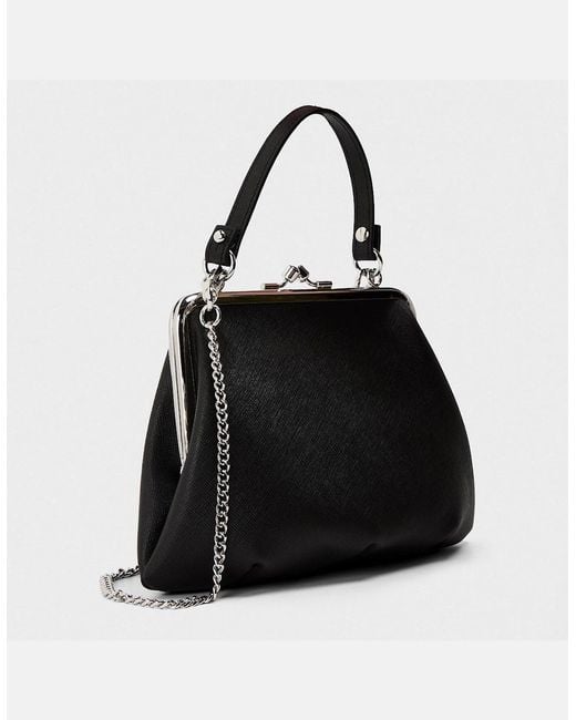 Vivienne Westwood Black Granny Frame Shoulder Bag