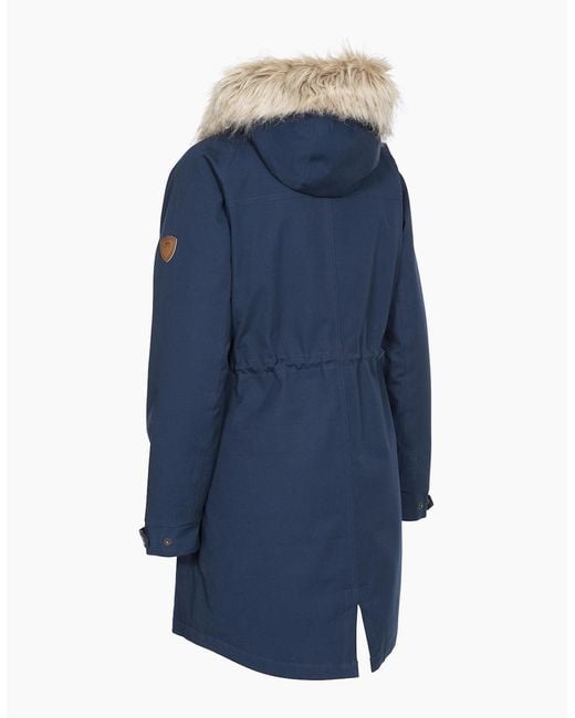 Trespass Blue Ladies Faithful Waterproof Jacket